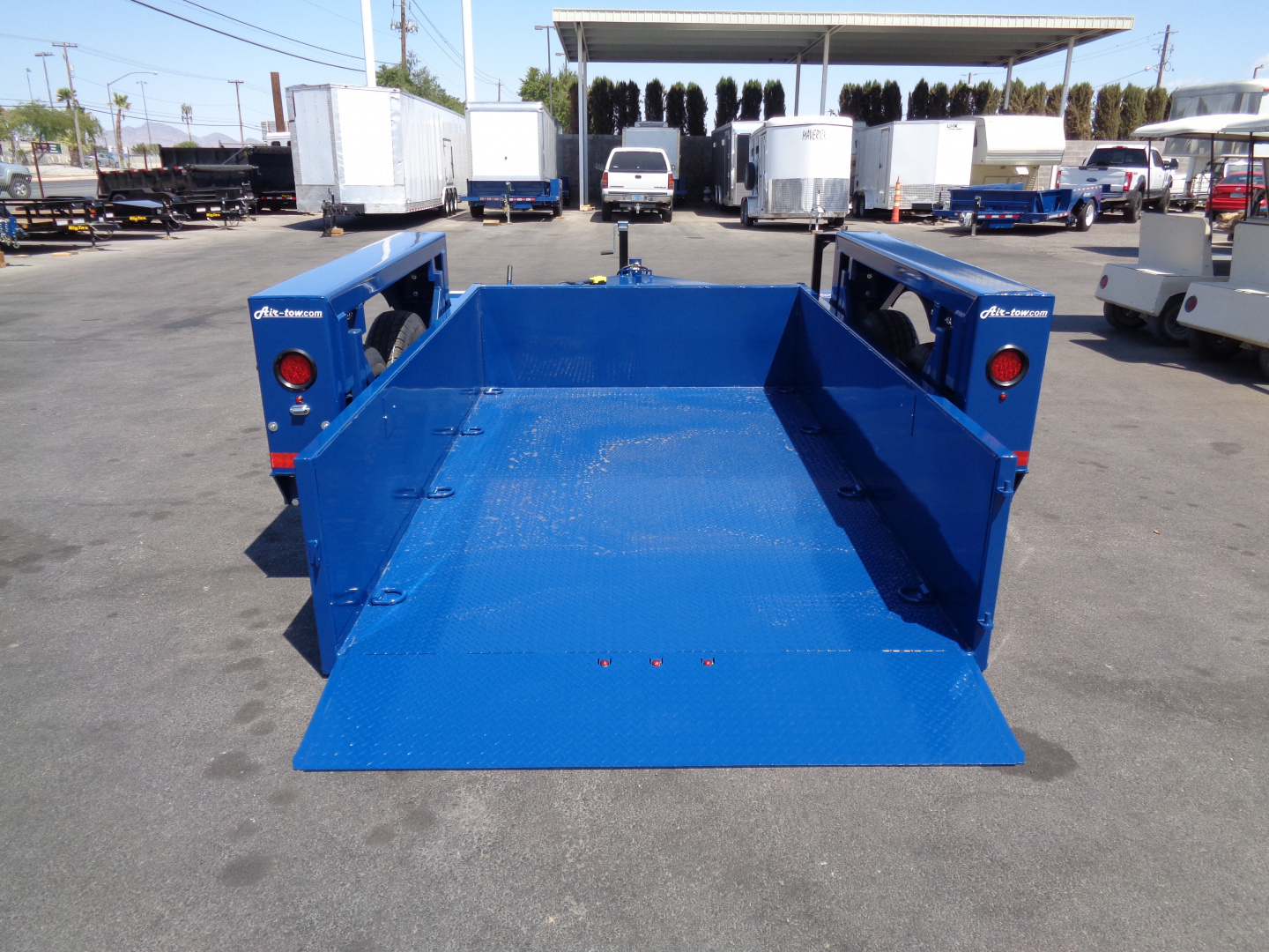 New 2025 AIR TOW * UT12-10 * 12Ft Drop Deck Equipment Trailer