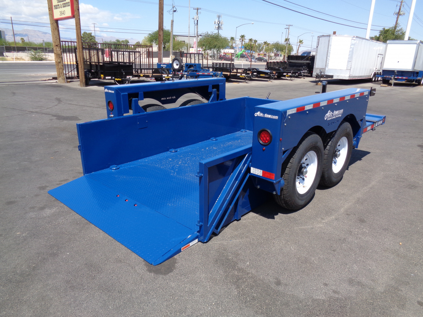 New 2025 AIR TOW * UT12-10 * 12Ft Drop Deck Equipment Trailer