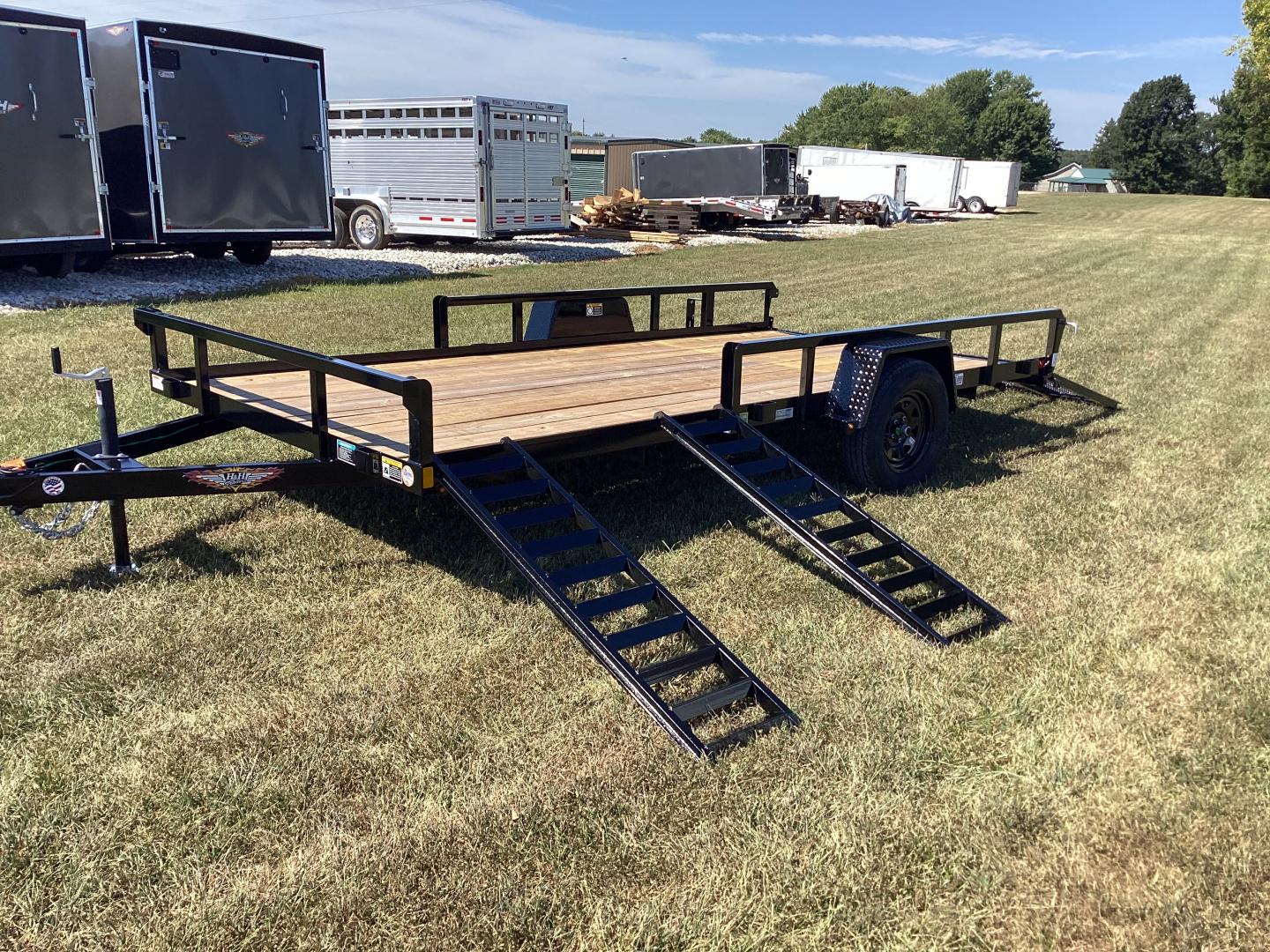 New 2026 H&H Trailers 82X14 ATV Trailer, 3K