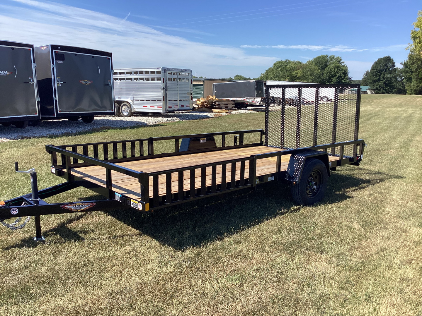 New 2026 H&H Trailers 82X14 ATV Trailer, 3K