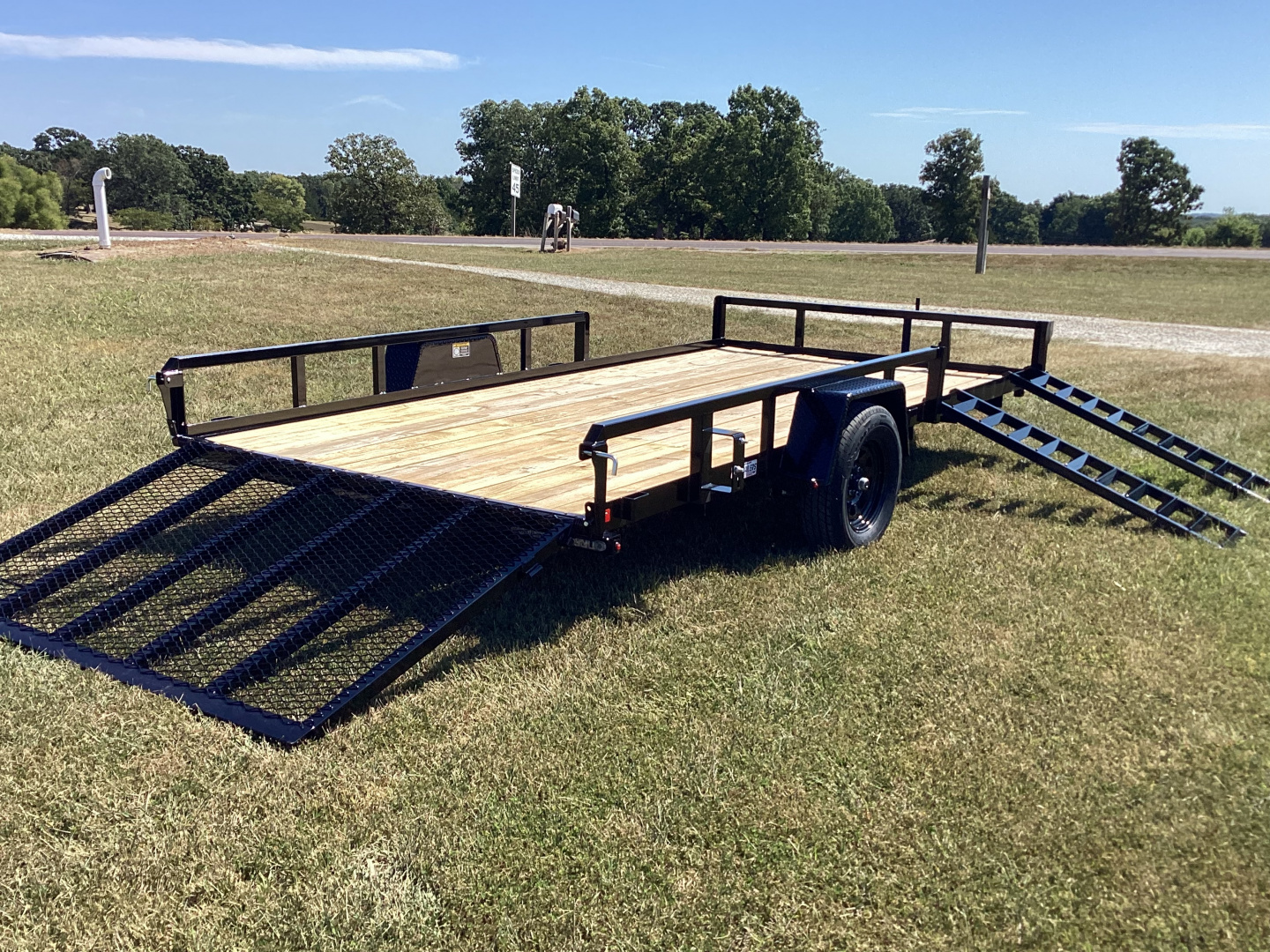 New 2026 H&H Trailers 82X14 ATV Trailer, 3K