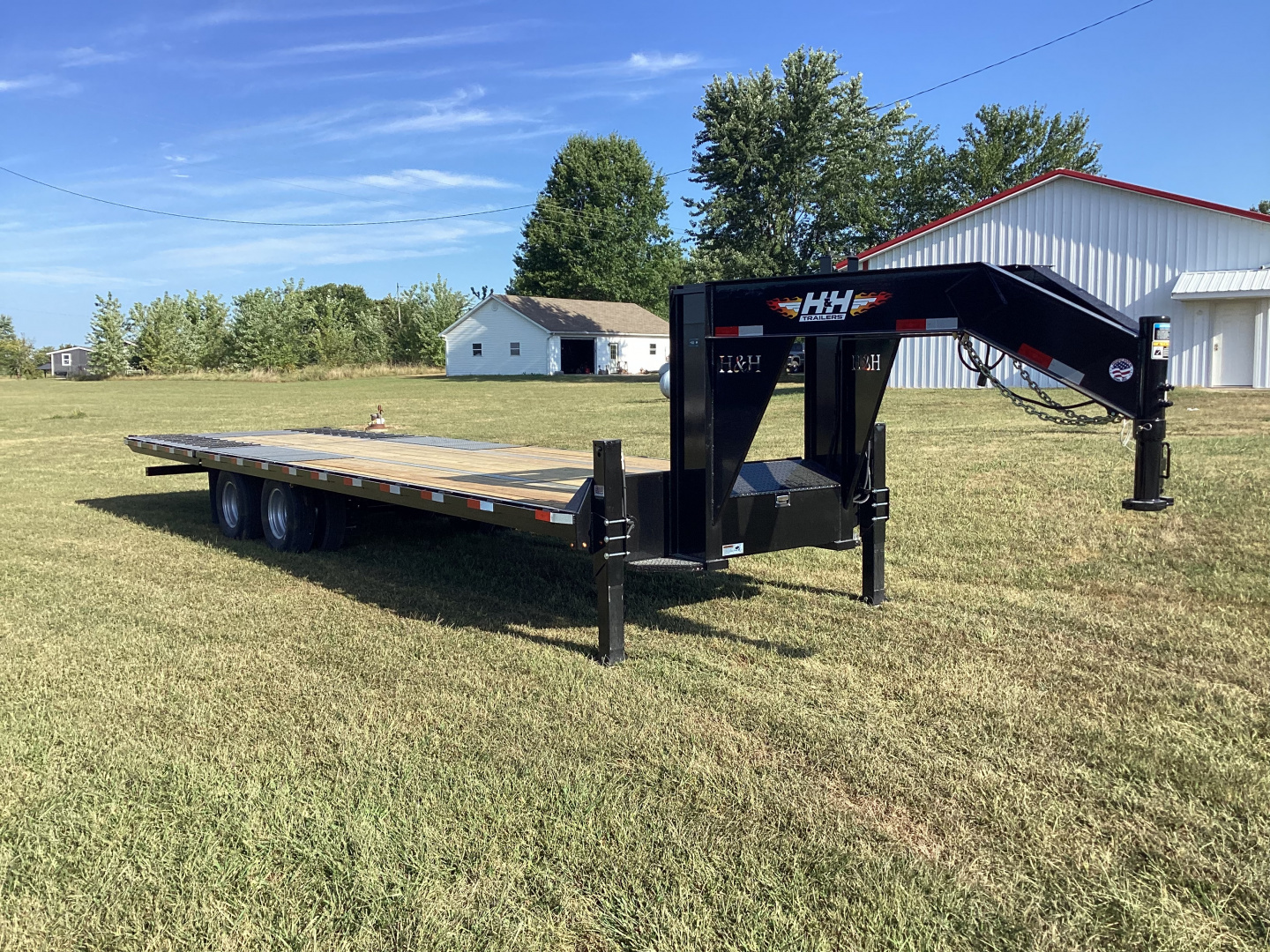 New 2026 H&H Trailers 21+9 Hydraulic Dove GN Deckover Trailer, 25.9K