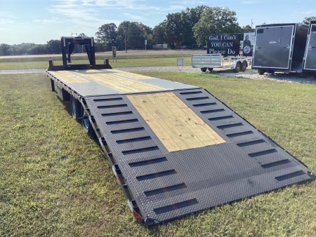 New 2026 H&H Trailers 21+9 Hydraulic Dove GN Deckover Trailer, 25.9K