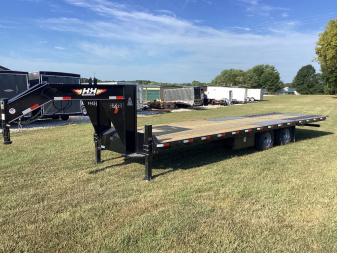 New 2026 H&H Trailers 21+9 Hydraulic Dove GN Deckover Trailer, 25.9K