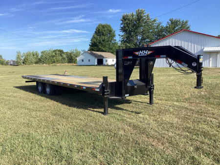 New 2026 H&H Trailers 21+9 Hydraulic Dove GN Deckover Trailer, 25.9K