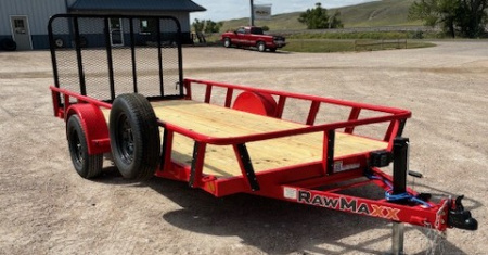 New 2026 RawMaxx UTX1477BP3.5K Utility Trailer