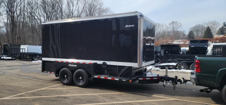 New 6'3  x 15'9  Air-Tow E16-XL Enclosed Drop Deck Equipment Trailer 14k