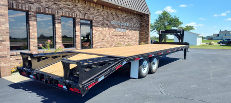 New 2026 Golden Trailers 25+5 14K Gooseneck Flatbed Trailer