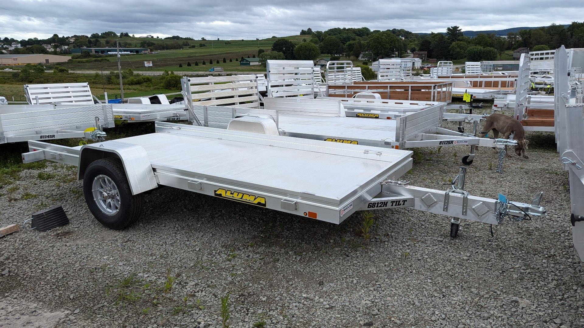 New 2026 Aluma 5'8" x 12 HD TILT Trailer