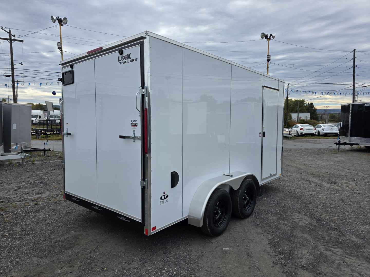 New 2026 Look Trailers ST DLX 7X14 7K - UTV Cargo / Enclosed Trailer