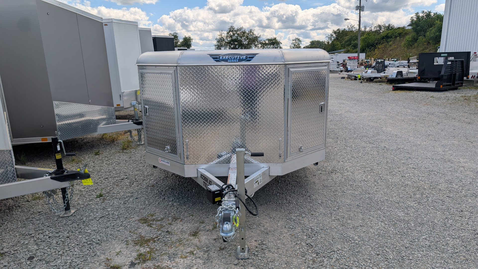 New 2026 Aluma 20' (20" Stationary + 20' Tilt) HD XL Executive Tilt Trailer w/ Cargo Box