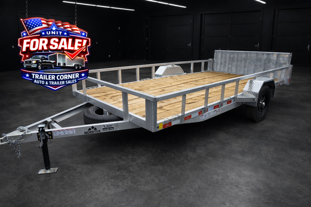 New 2026 Nordtek 77X14 - ALUMINUM Utility Trailer