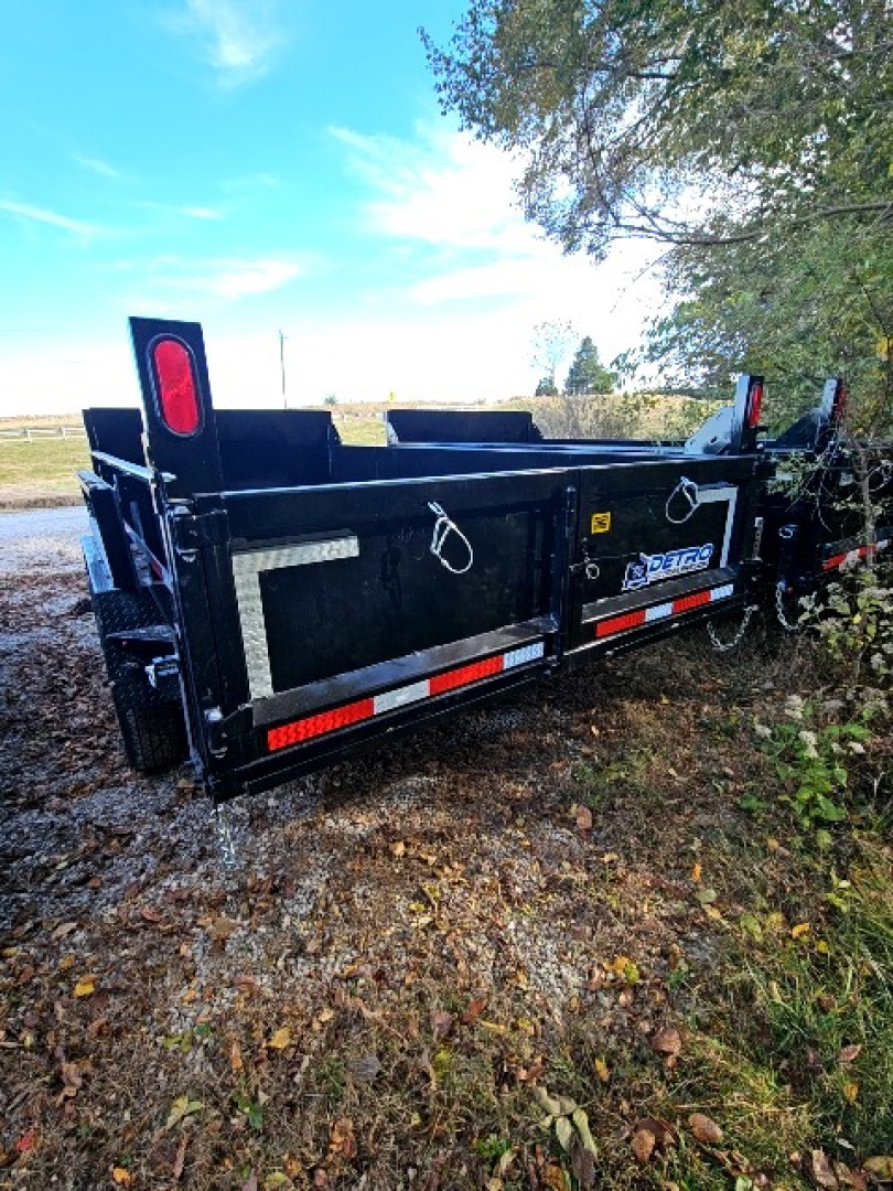 New 2025 Pratt Industries 83" x 14' 14K Dual Ram Dump Trailer
