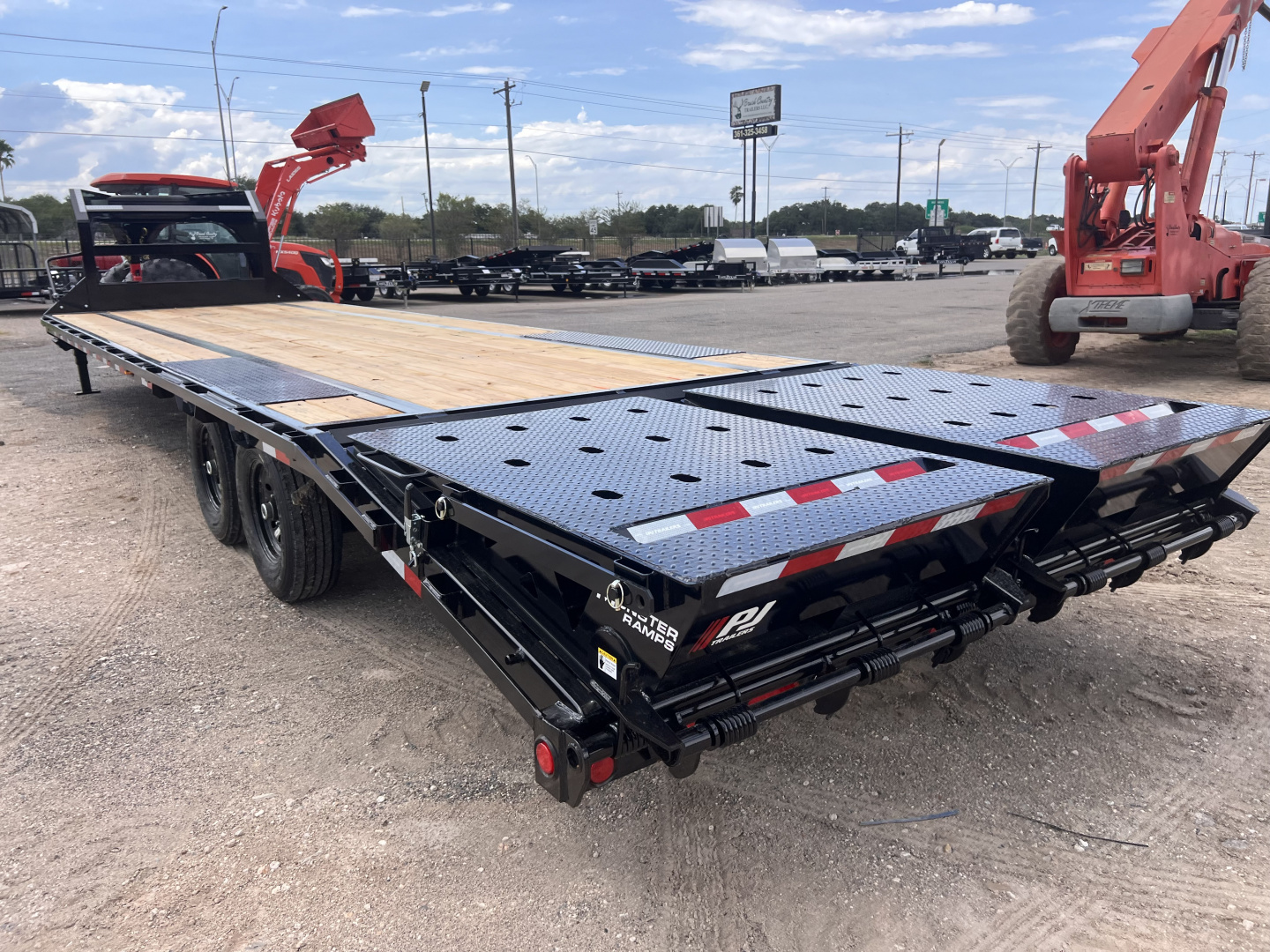 New 2026 PJ Trailers 102x30ft Flatbed Trailer 14k