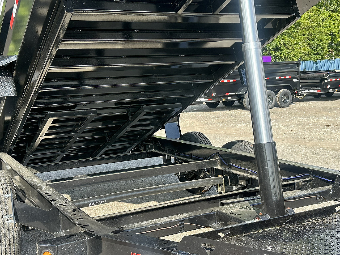 New 2026 PJ Trailers 83" x 14' Low-Pro Telescopic (DT1) 14K GVWR Dump Trailer