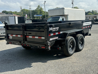 New 2026 PJ Trailers 83" x 14' Low-Pro Telescopic (DT1) 14K GVWR Dump Trailer