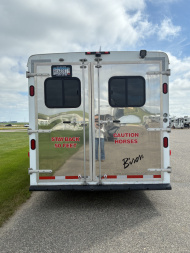 Used 2006 Bison Trailers 3H 10'Living Quarters Horse Trailer