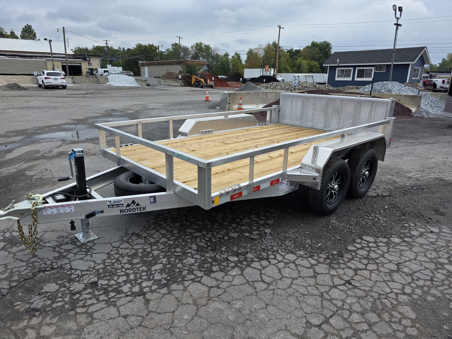 New 2026 Nordtek 82X12 7K - ALUMINUM Utility Trailer