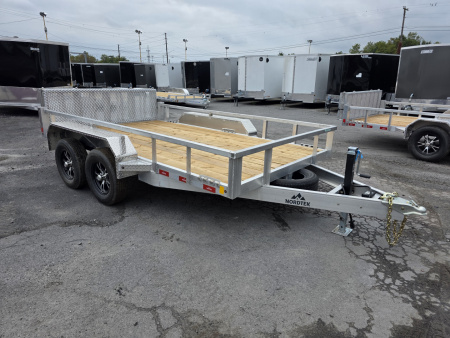 New 2026 Nordtek 82X12 7K - ALUMINUM Utility Trailer