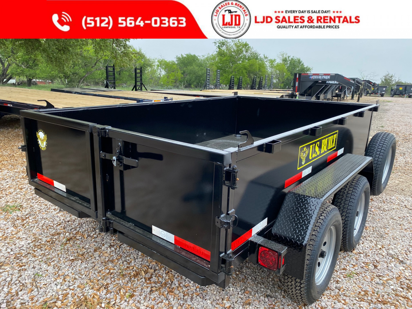 New 2025 US Built - 6' x 10' x 2 ' Dump Trailer