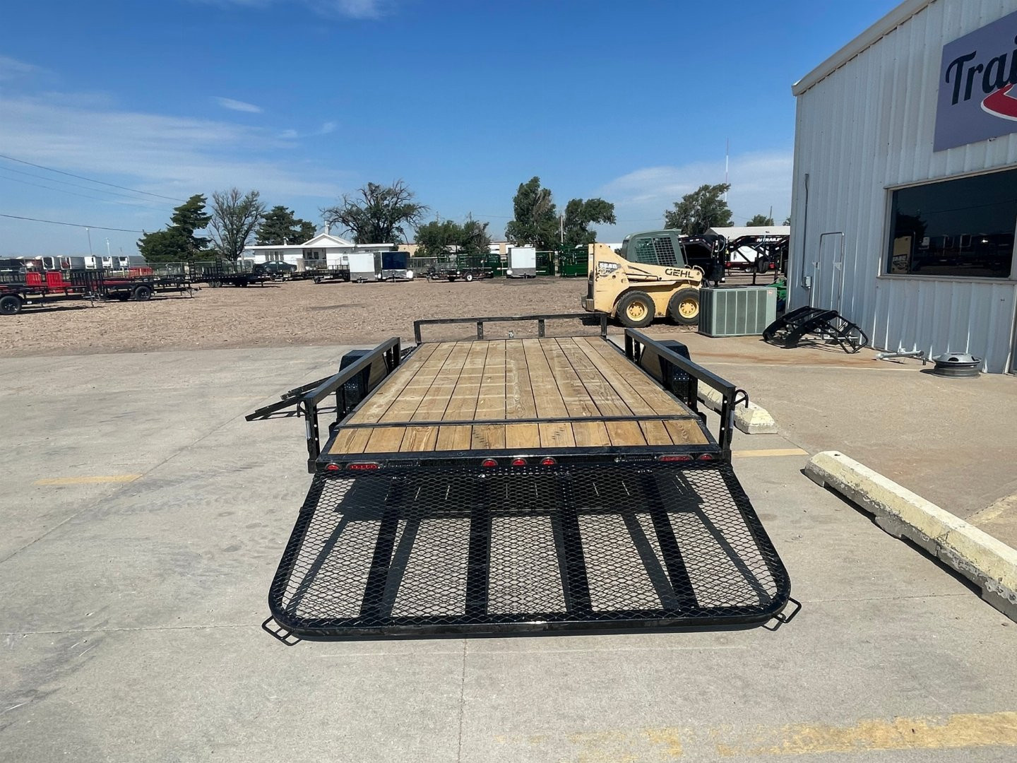 New 2026 PJ Trailers 83" X 14' 5,200 LB Axle With ATV Ramps Utility Trailer