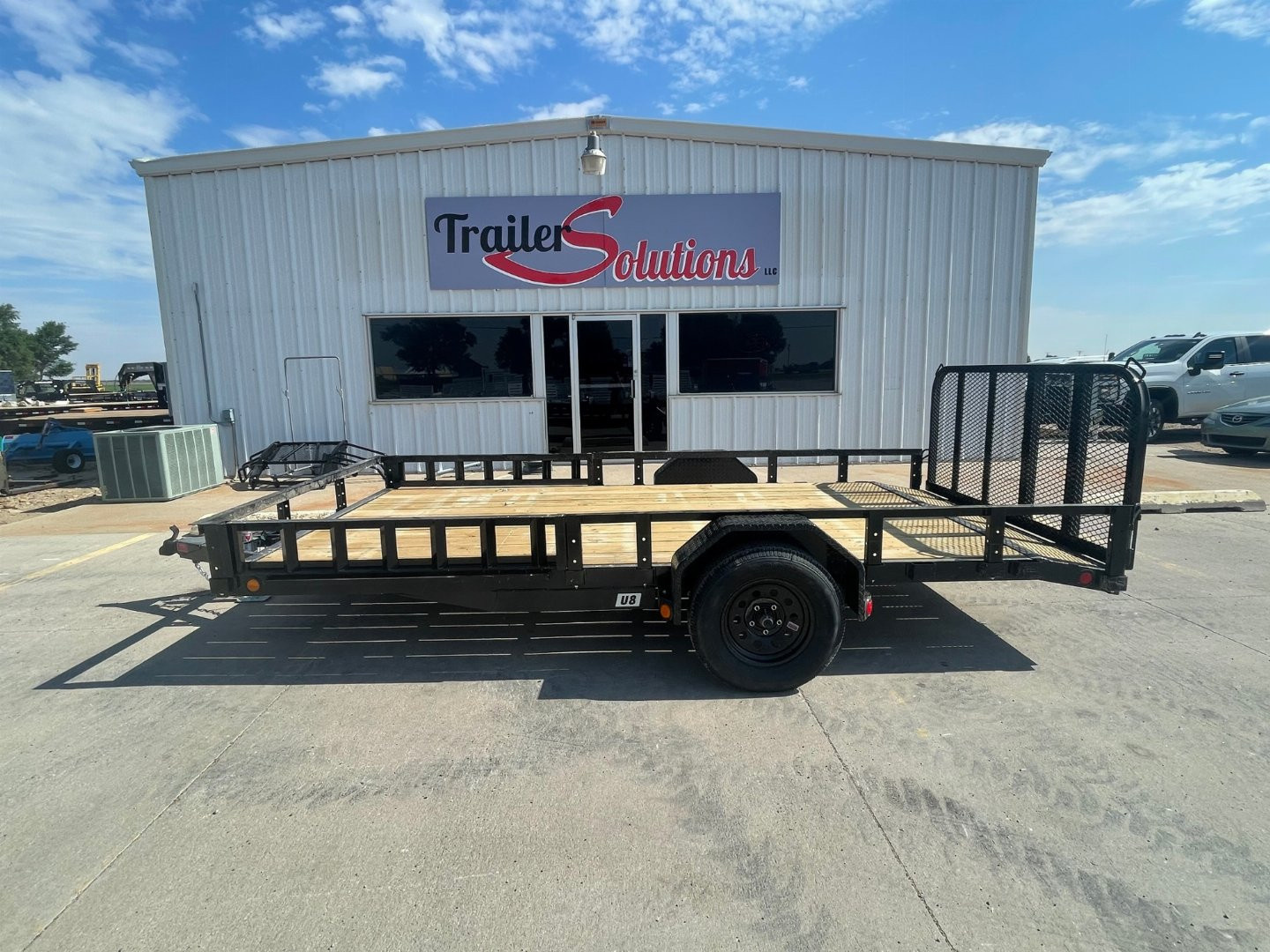 New 2026 PJ Trailers 83" X 14' 5,200 LB Axle With ATV Ramps Utility Trailer
