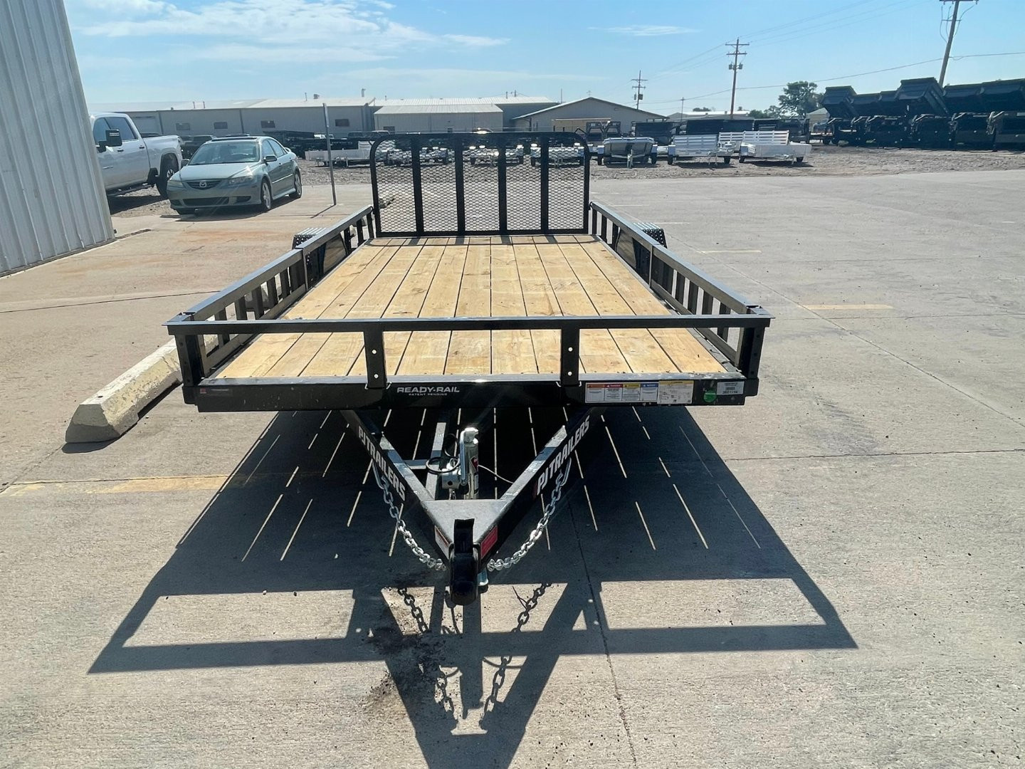 New 2026 PJ Trailers 83" X 14' 5,200 LB Axle With ATV Ramps Utility Trailer