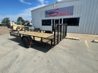 New 2026 PJ Trailers 83  X 14' 5,200 LB Axle With ATV Ramps Utility Trailer
