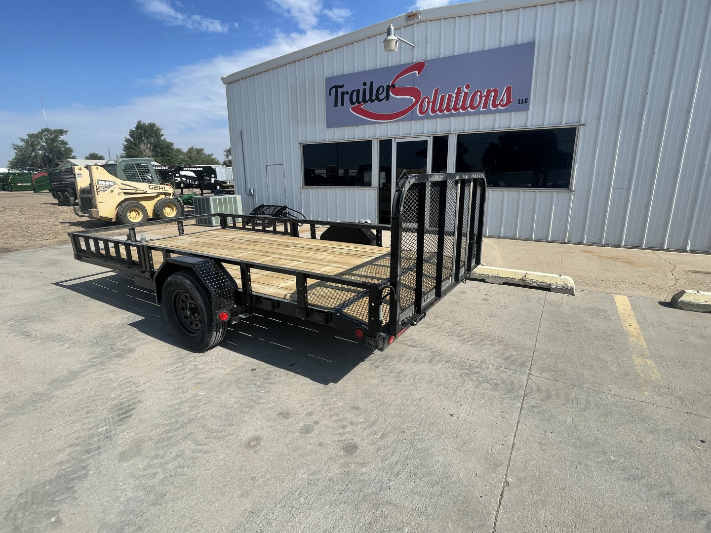 New 2026 PJ Trailer 14' x 83" With ATV Ramps Utility Trailer U8141