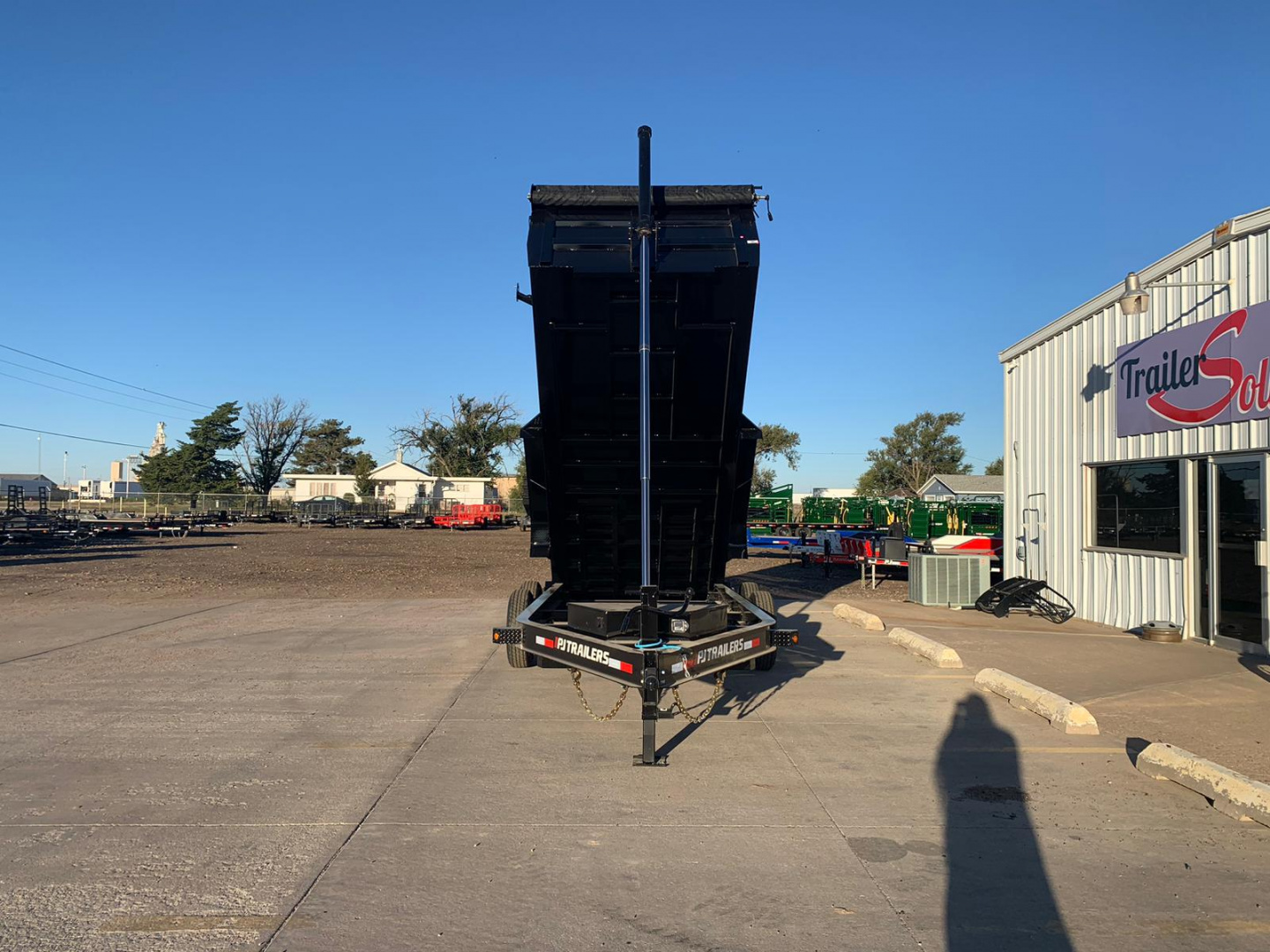 New 2026 PJ Trailers 83" x 16' DT Dump Trailer
