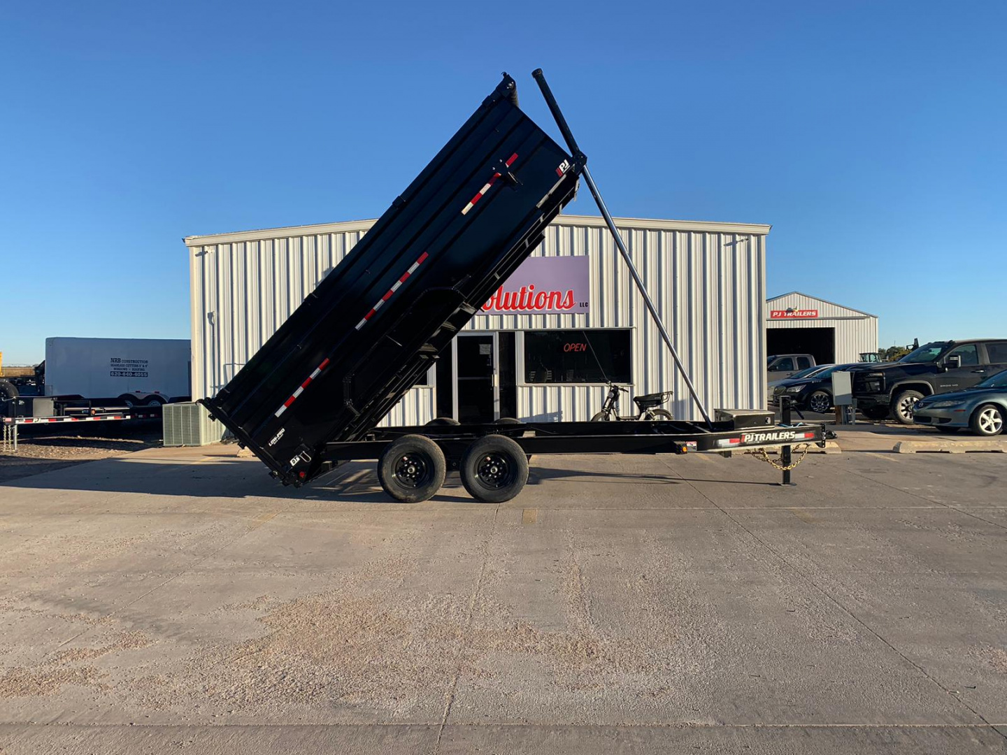 New 2026 PJ Trailers 83" x 16' DT Dump Trailer
