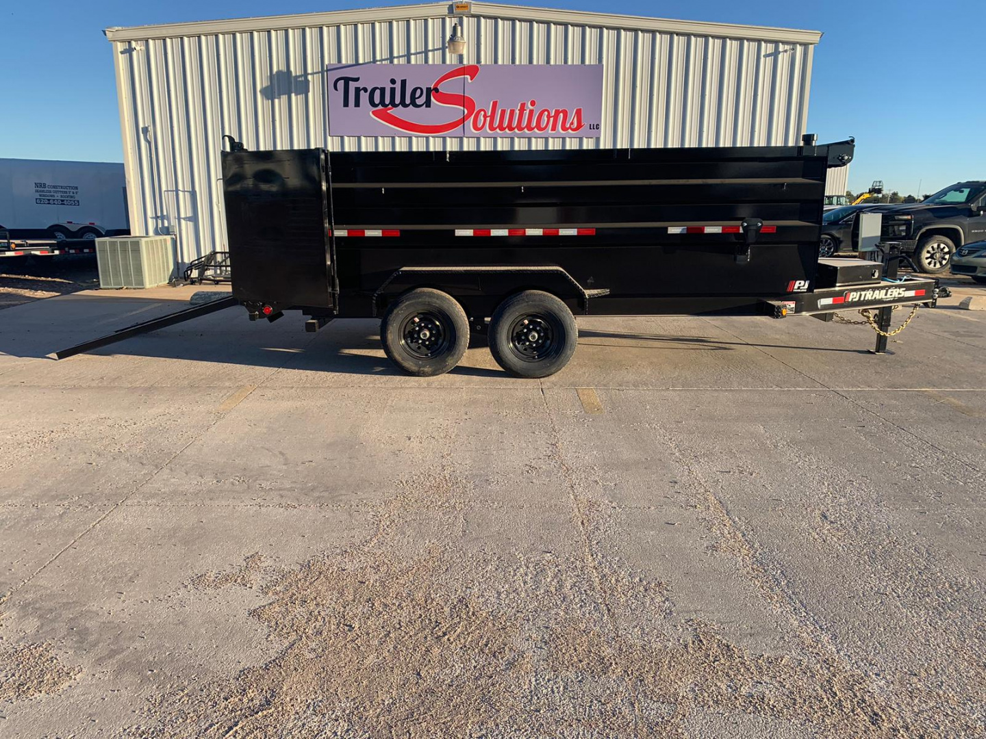 New 2026 PJ Trailers 83" x 16' DT Dump Trailer