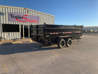 New 2026 PJ Trailers 83" x 16' DT Dump Trailer