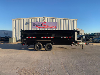 New 2026 PJ Trailers 83" x 16' DT Dump Trailer