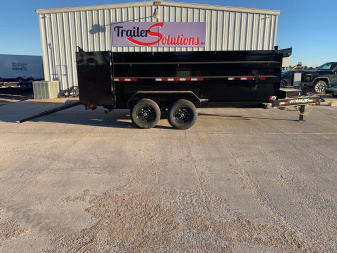 New 2026 PJ Trailers 83" x 16' DT Dump Trailer