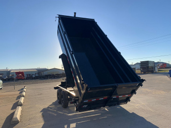 New 2026 PJ Trailers 83" x 16' DT Dump Trailer