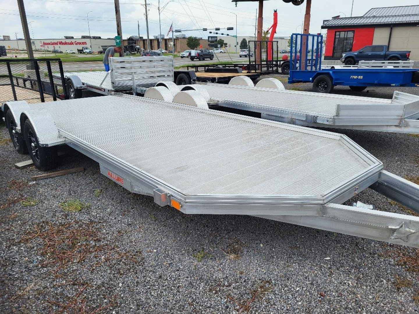 New 2026 ALLURE TRAILERS 81"x18' Tandem Axle Flatbed Trailer