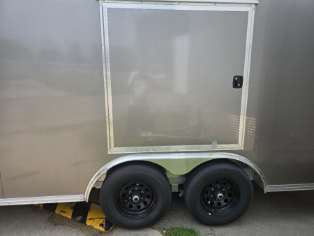 New 2026 ALCOM 8.5x24 XLT 10k GVWR-4x4 side door Cargo / Enclosed Trailer