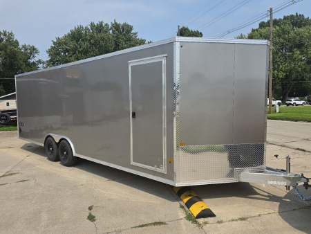 New 2026 ALCOM 8.5x24 XLT 10k GVWR-4x4 side door Cargo / Enclosed Trailer