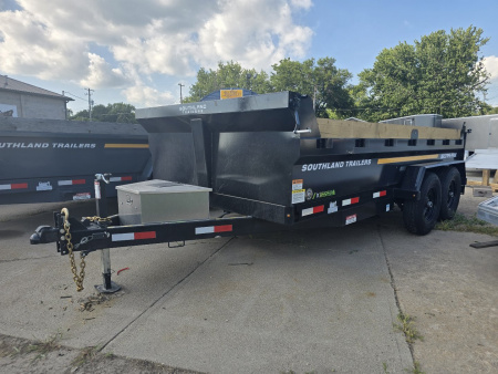 New 2026 Southland Trailers 7x14' 14K GVWR Dump Trailer