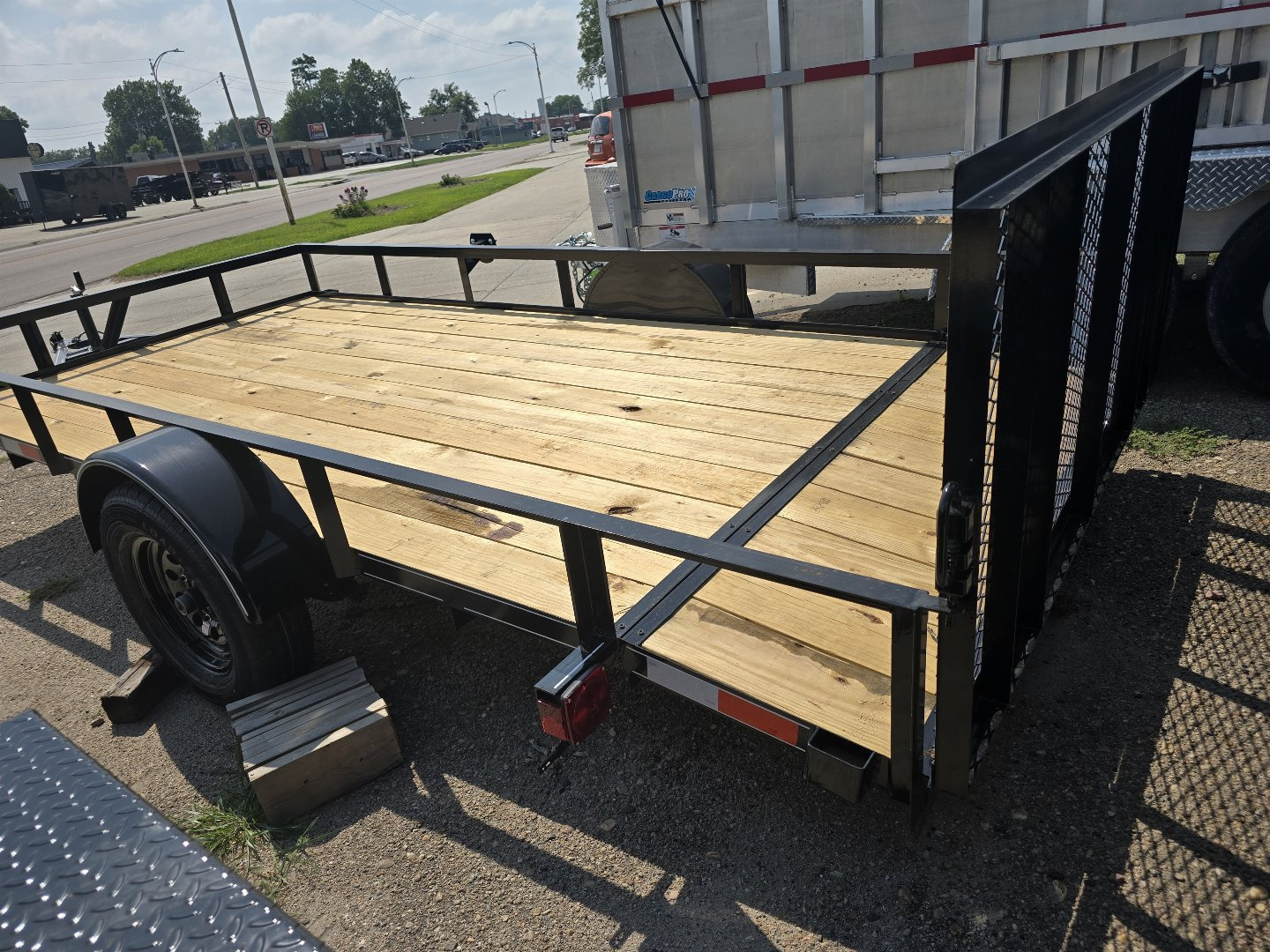 New 2025 Precision Trailers 77"x14' Utility Trailer-Single Axle