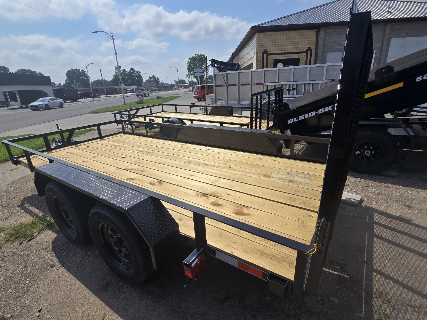 New 2025 Precision Trailers 77"x14' Utility Trailer-Tandem Axle-7k GVWR