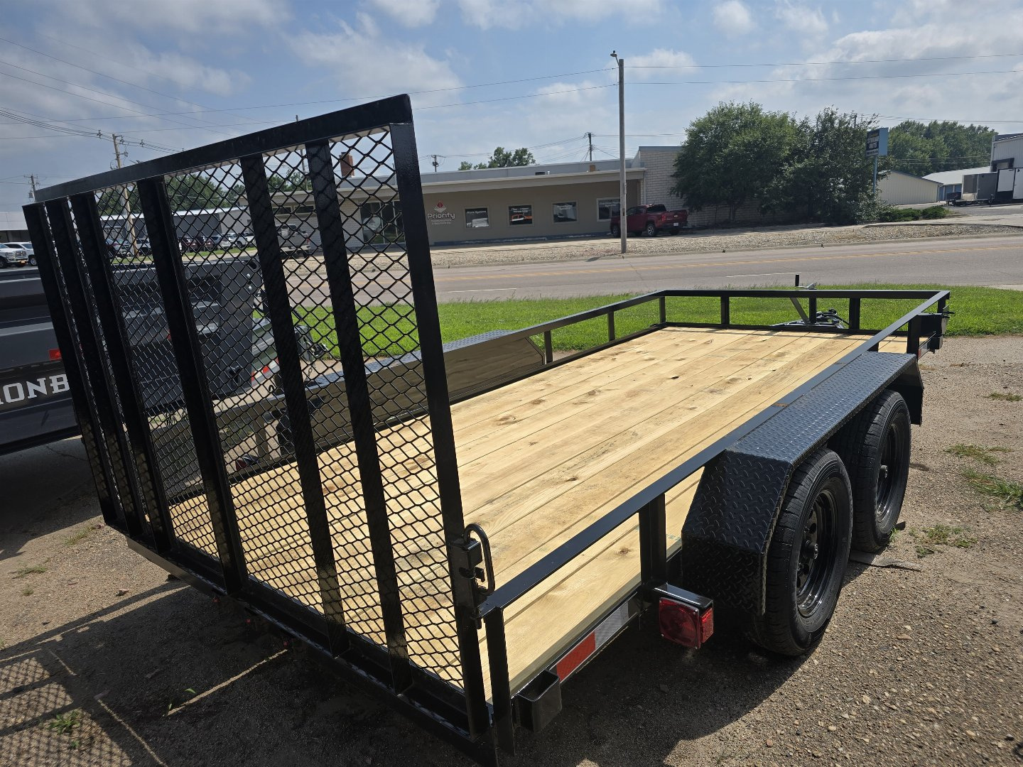 New 2025 Precision Trailers 77"x14' Utility Trailer-Tandem Axle-7k GVWR