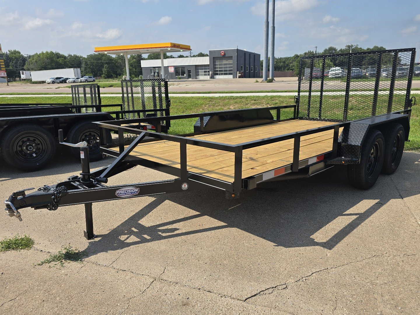 New 2025 Precision Trailers 77"x14' Utility Trailer-Tandem Axle-7k GVWR