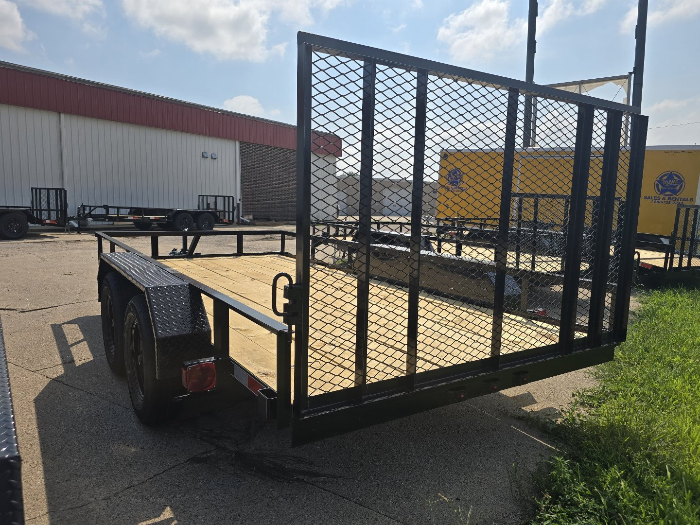 New 2025 Precision Trailers 77"x14' Utility Trailer-Tandem Axle-7k GVWR