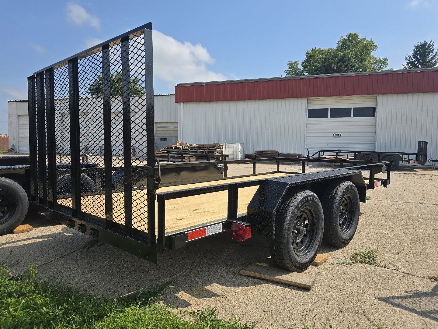 New 2025 Precision Trailers 77"x14' Utility Trailer-Tandem Axle-7k GVWR