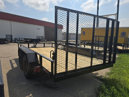 New 2025 Precision Trailers 77"x14' Utility Trailer-Tandem Axle-7k GVWR