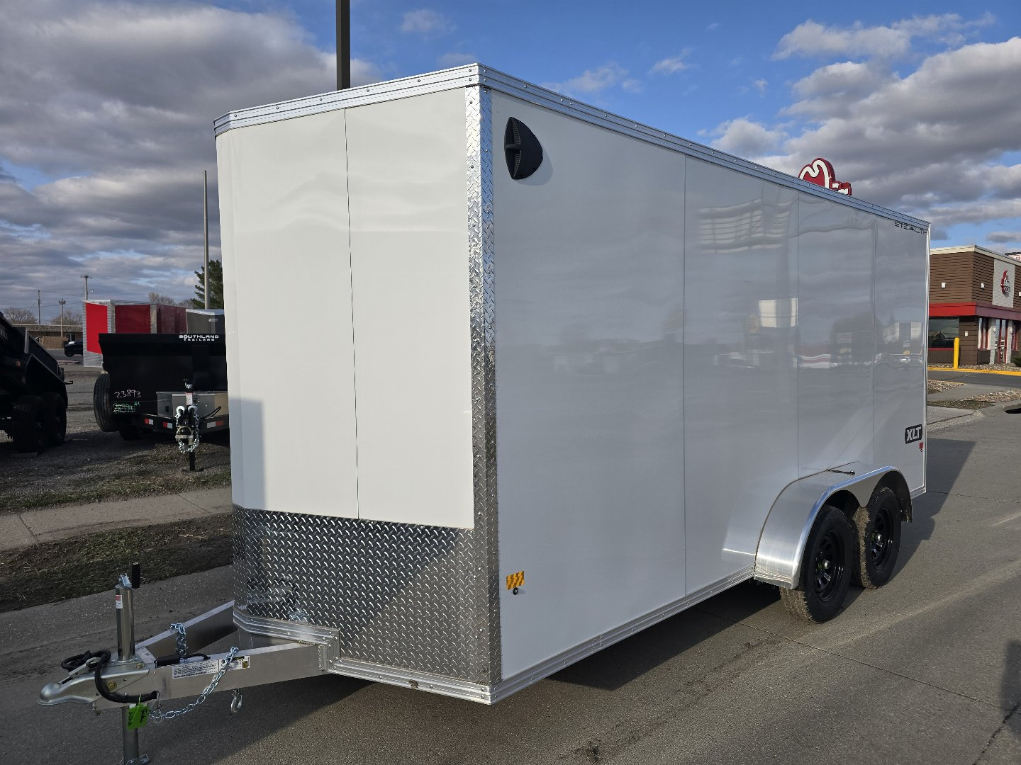 New 2025 ALCOM 7X16 XLT SERIES ALL ALUMINUM FRAME Cargo / Enclosed Trailer