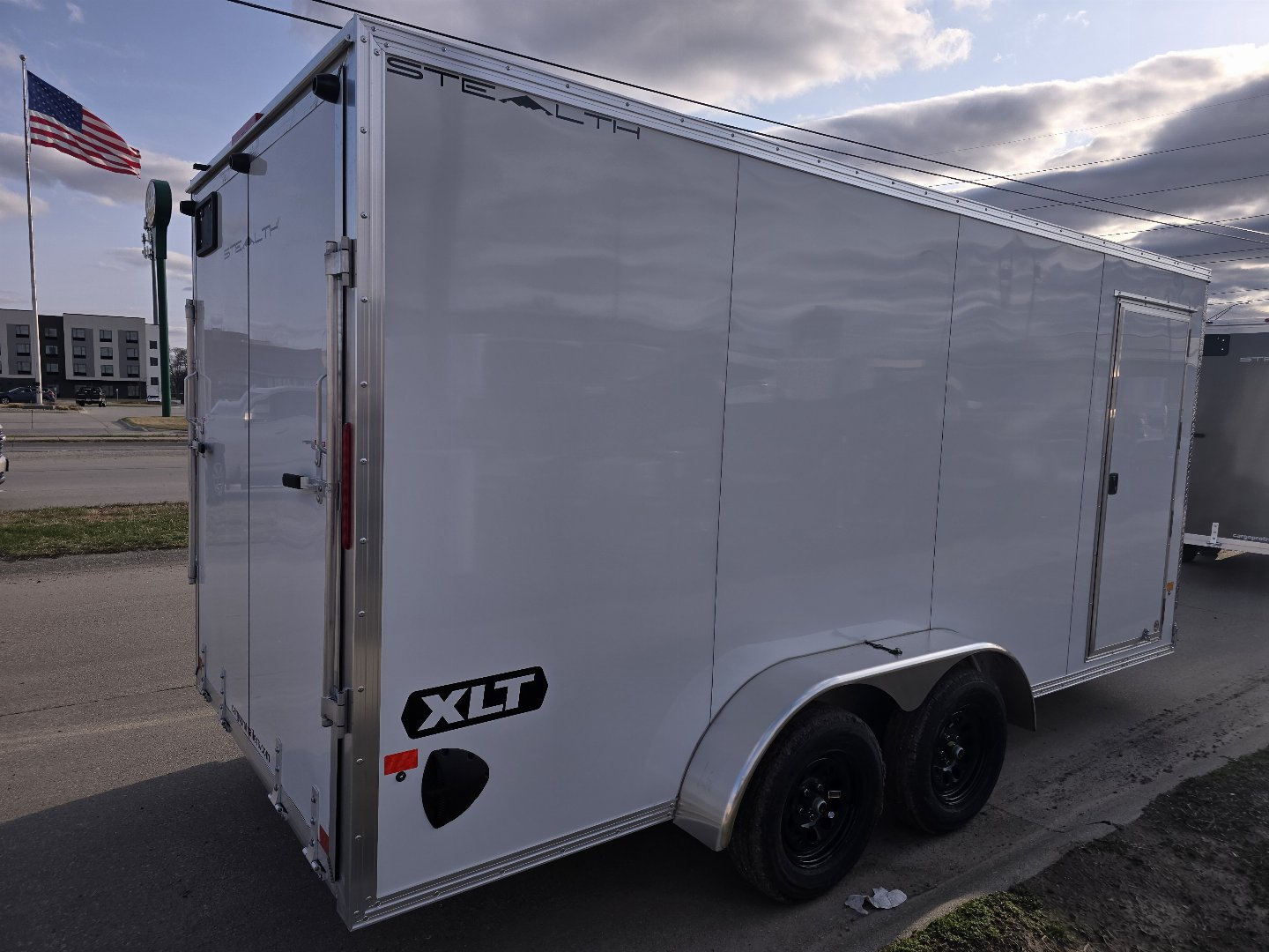 New 2025 ALCOM 7X16 XLT SERIES ALL ALUMINUM FRAME Cargo / Enclosed Trailer