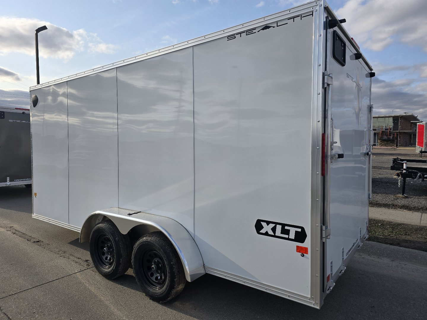 New 2025 ALCOM 7X16 XLT SERIES ALL ALUMINUM FRAME Cargo / Enclosed Trailer